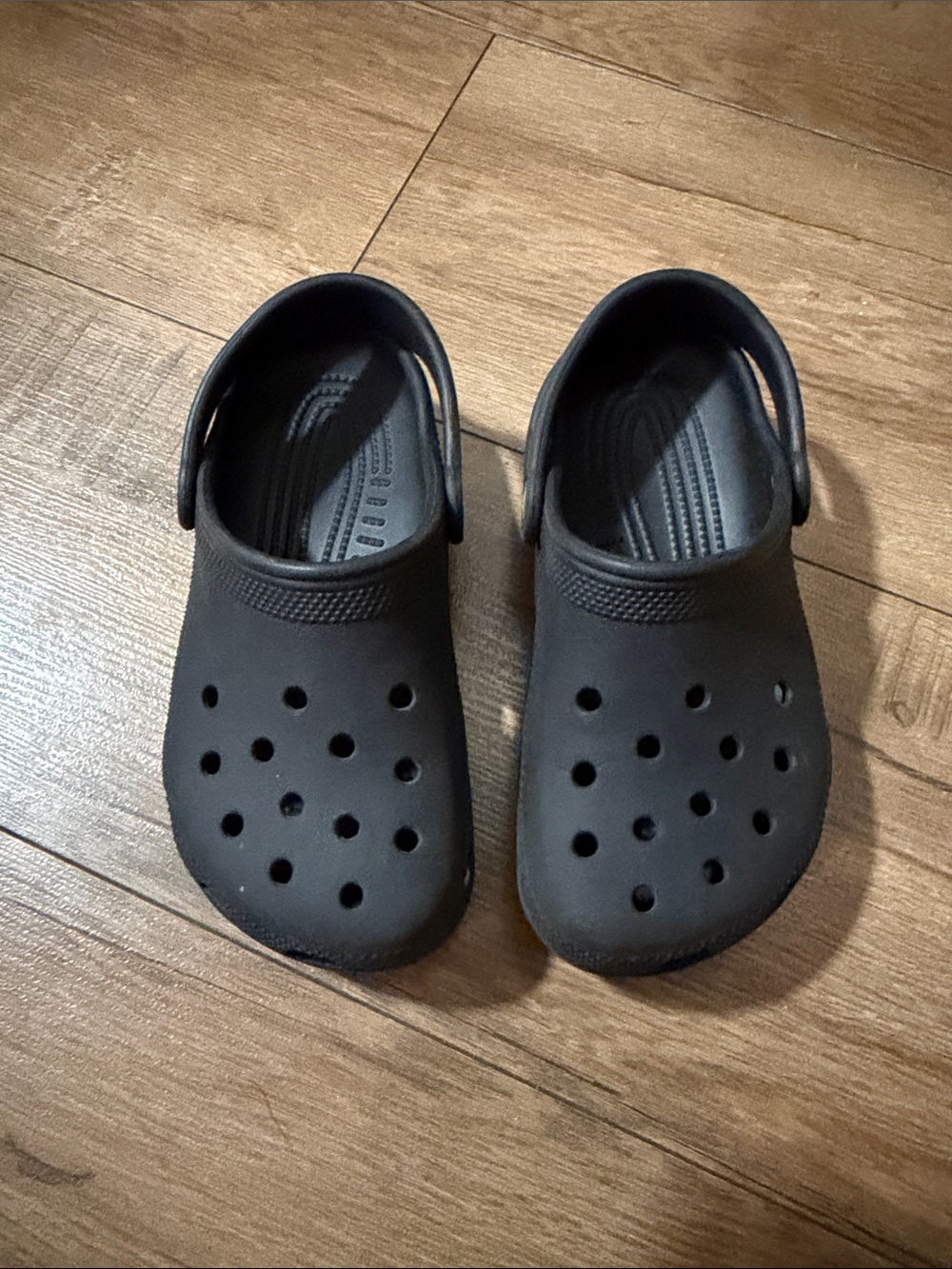 CROCS Kids Black Classic Clog Sandals